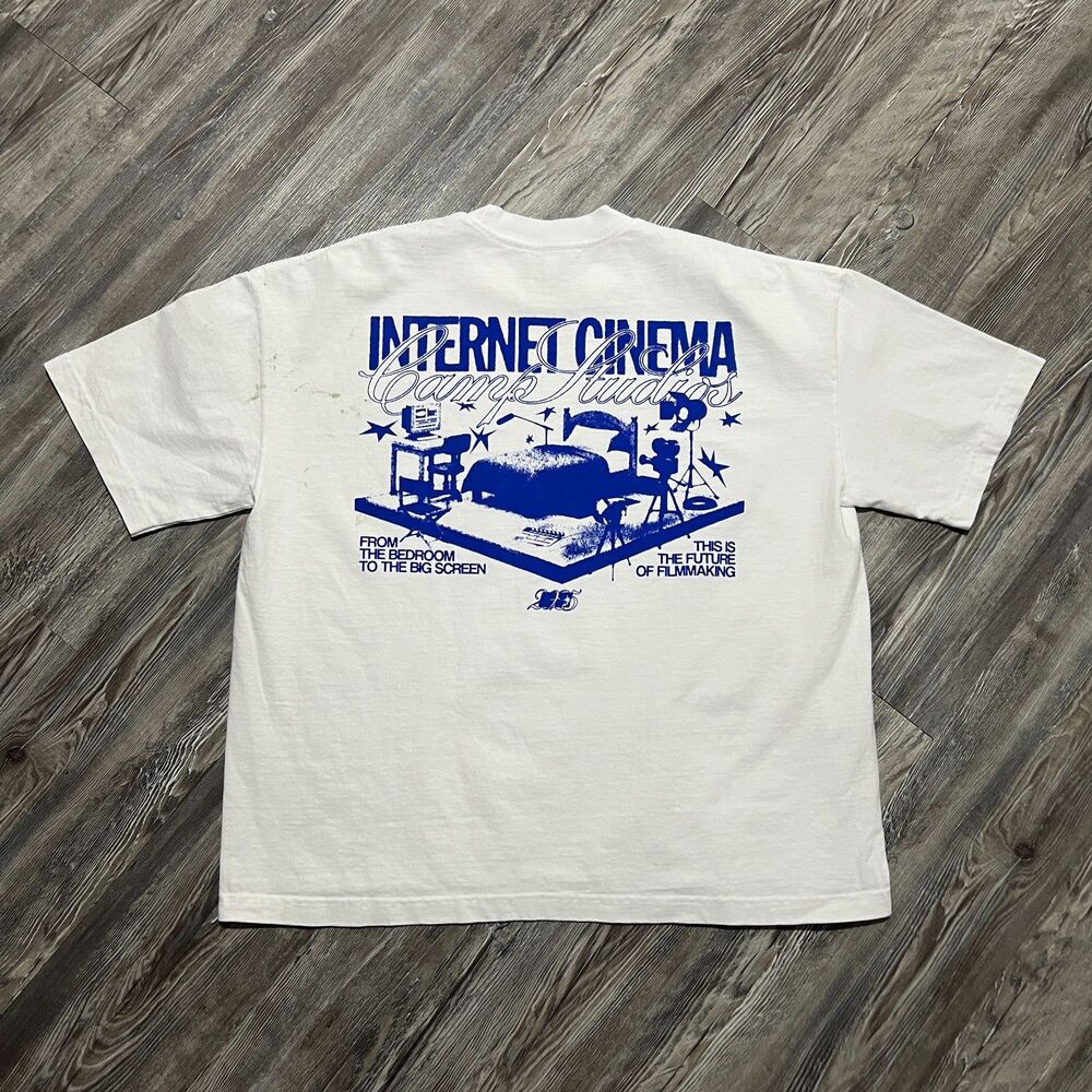 Internet Cinema Camp Studios Graphic Tee XL Made USA